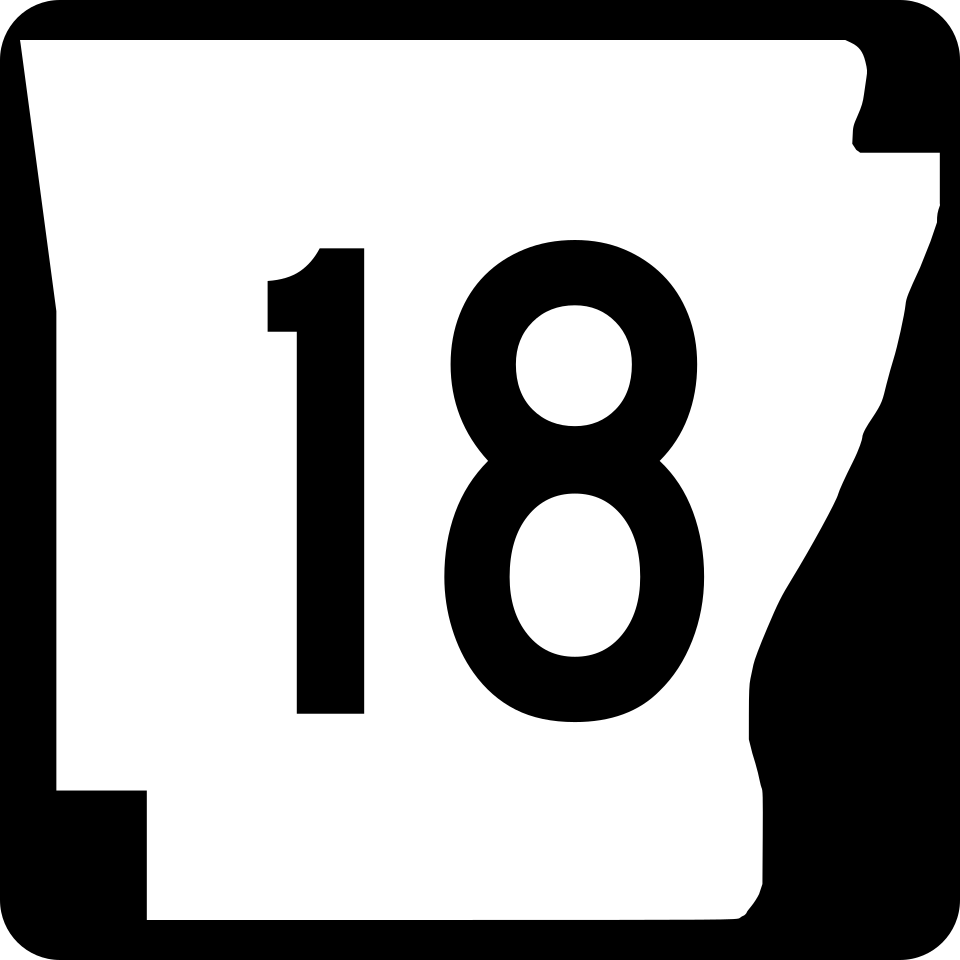 Arkansas Highway 18 shield