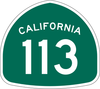 California State Route 113 shield