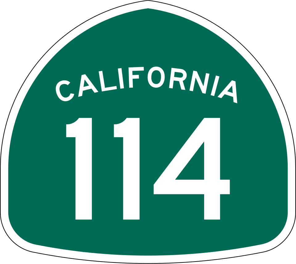 California Route 114 shield