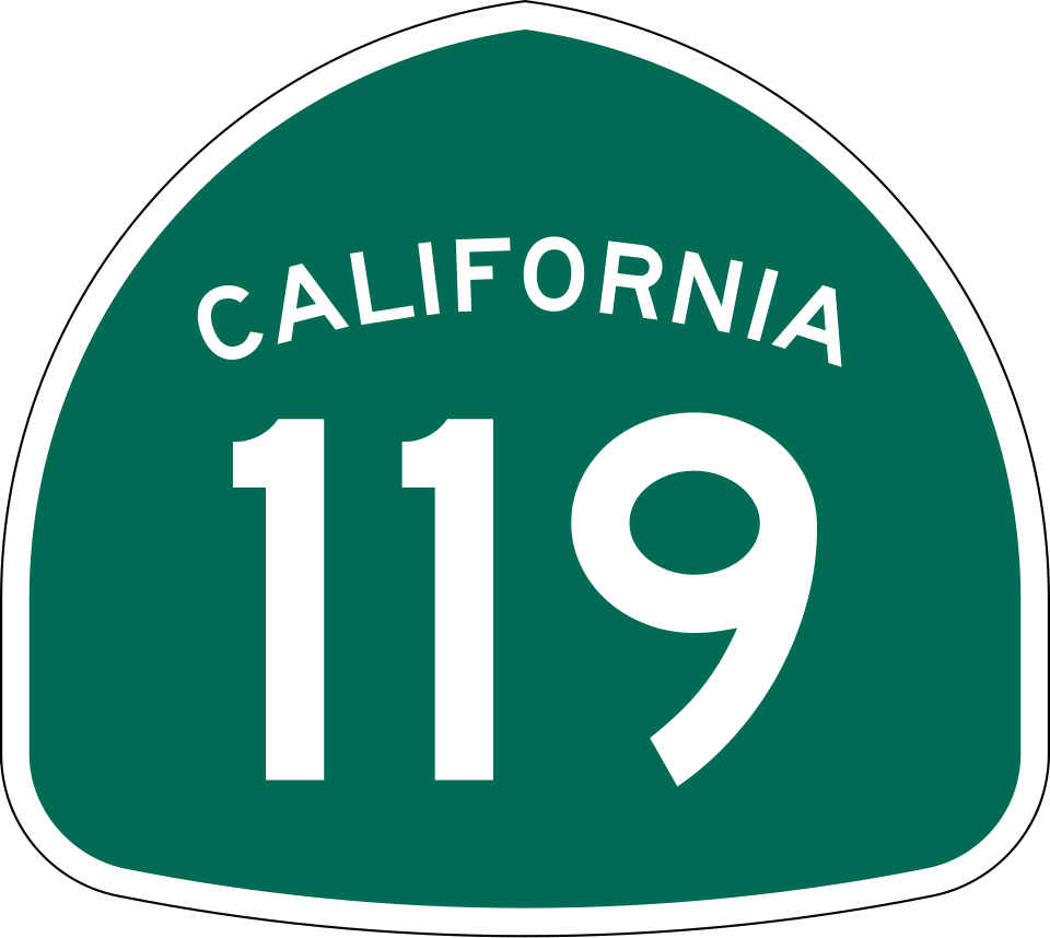 California Route 119 shield