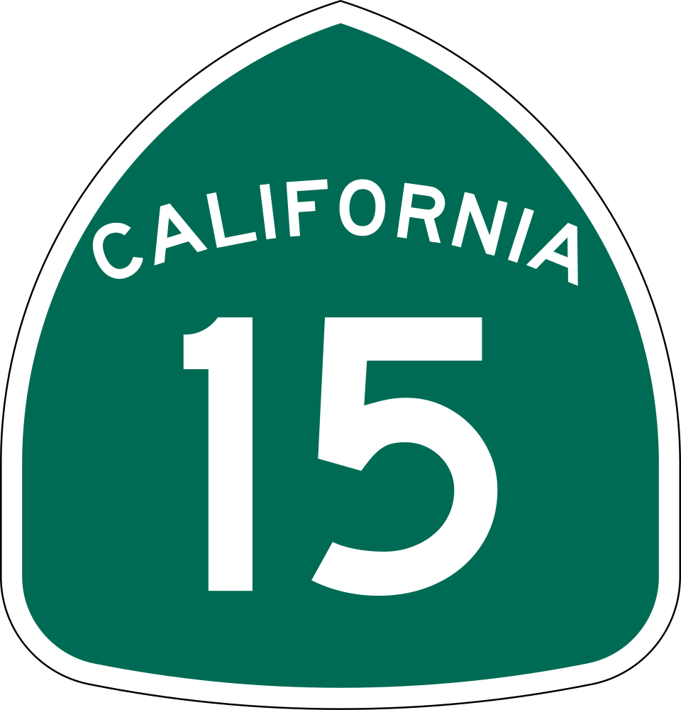 California Route 15 shield