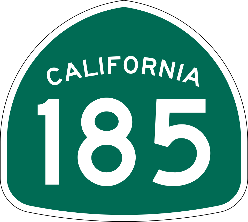 California State Route 185 shield