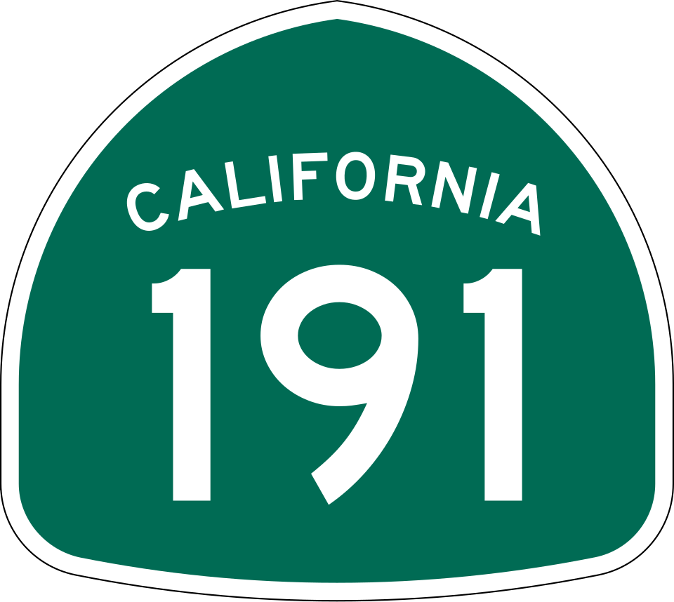 California State Route 191 shield