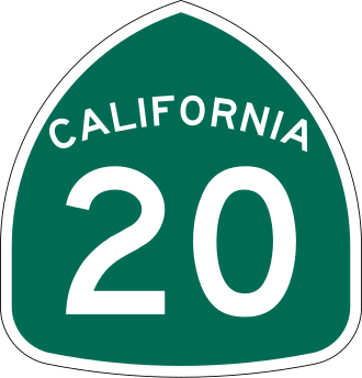 California Route 20 shield