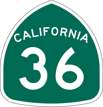 California State Route 36 shield