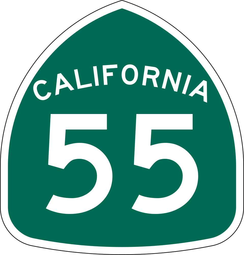 California State Route 55 shield