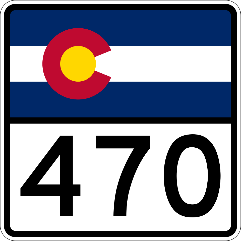 Colorado Route 470 shield