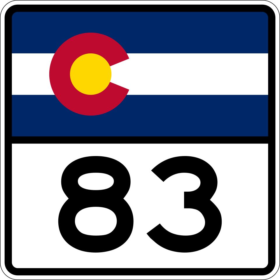 Colorado Route 83 shield