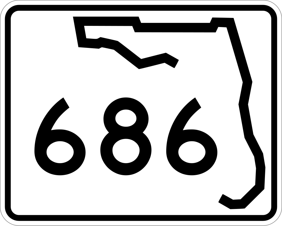 FL 686 (Roosevelt Blvd / Bayside Bridge) shield