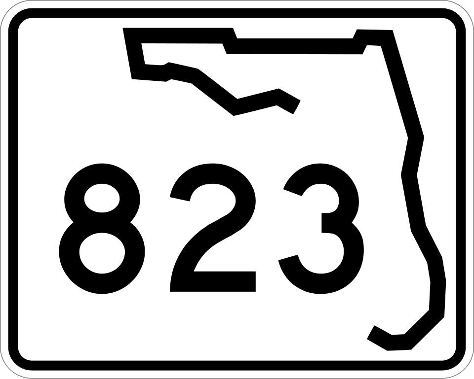 FL 823 (Flamingo Road) shield
