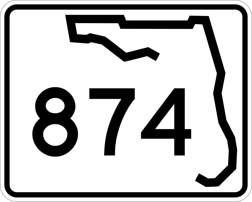 Don Shula Expressway (FL-874) shield