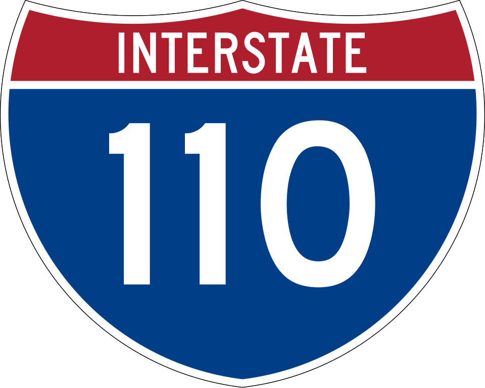 Interstate 110 shield