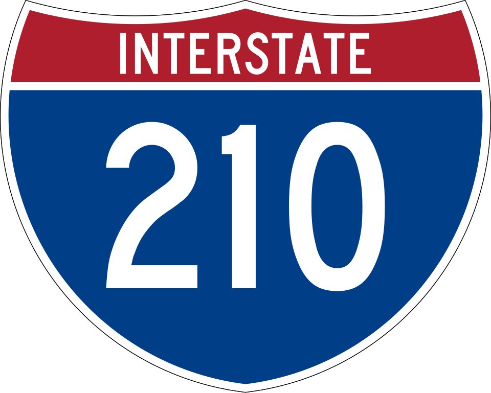 Interstate 210 shield