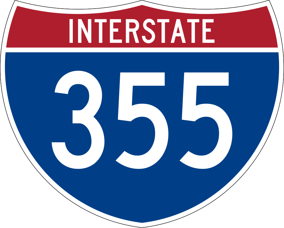 Interstate 355 (Veterans Memorial Tollway) shield