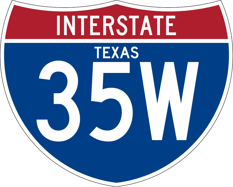 Interstate 35W shield