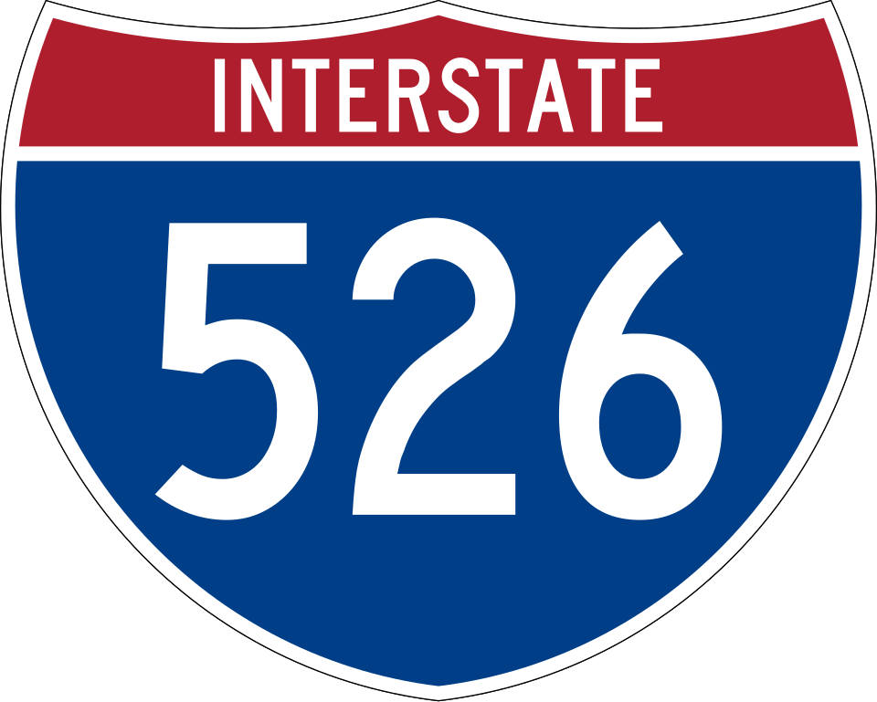 Interstate 526 (Mark Clark Expressway) shield