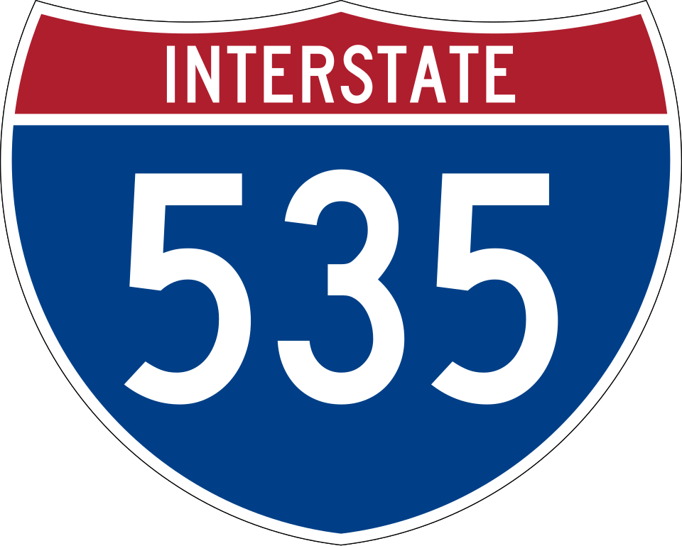 US Route 2 / I-535 Bong Bridge shield