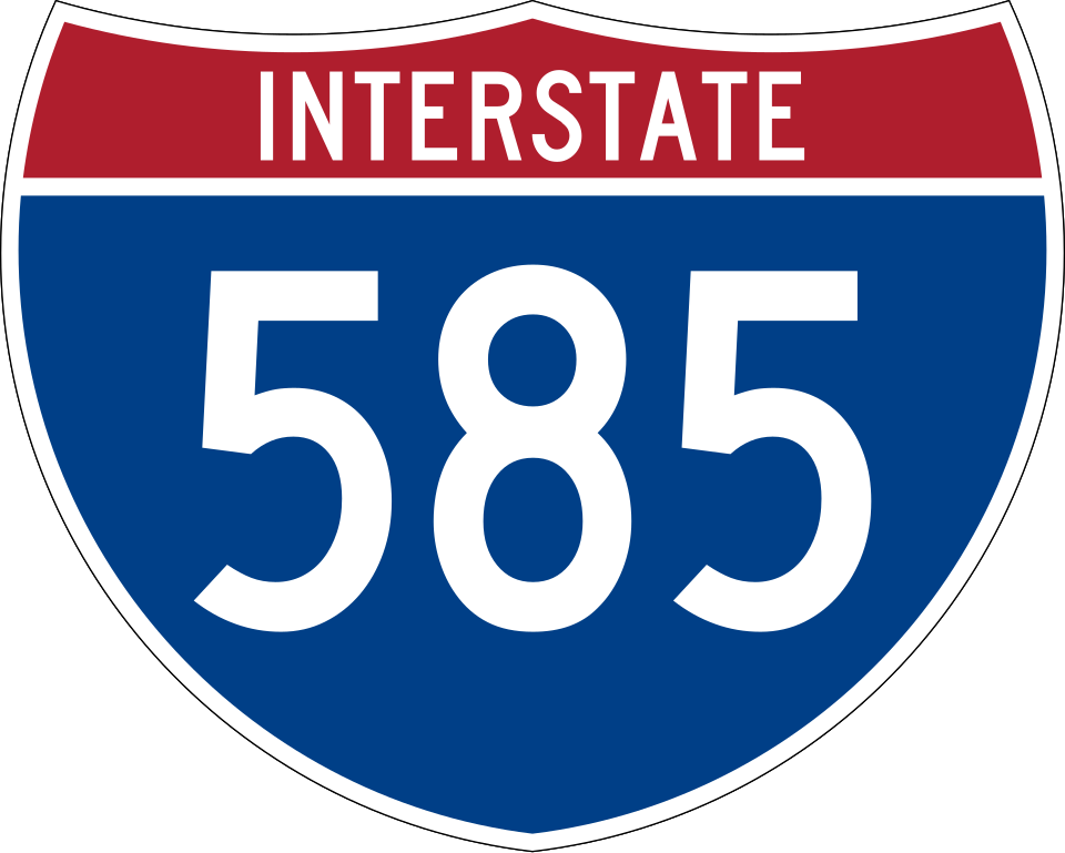 Interstate 585 shield