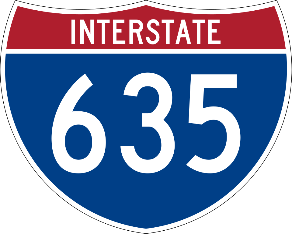 Interstate 635 shield