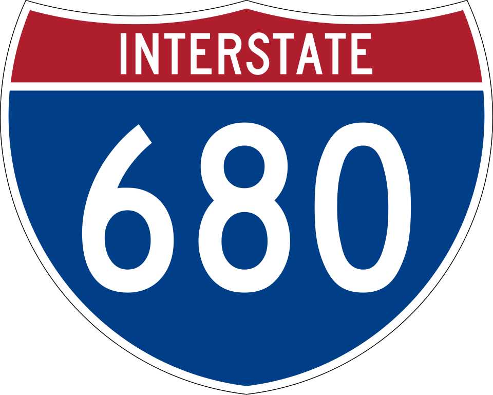 Interstate 680 / Sinclair Freeway shield