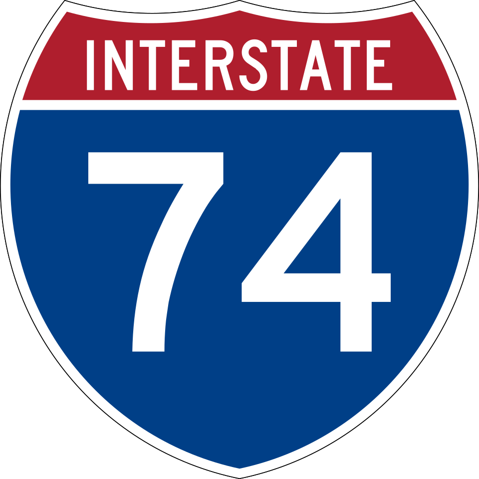 Interstate 74 shield