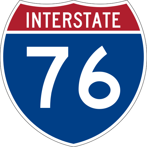 Interstate 76 shield