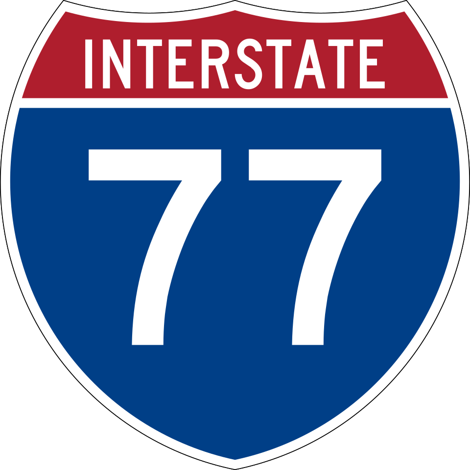 Interstate 77 shield