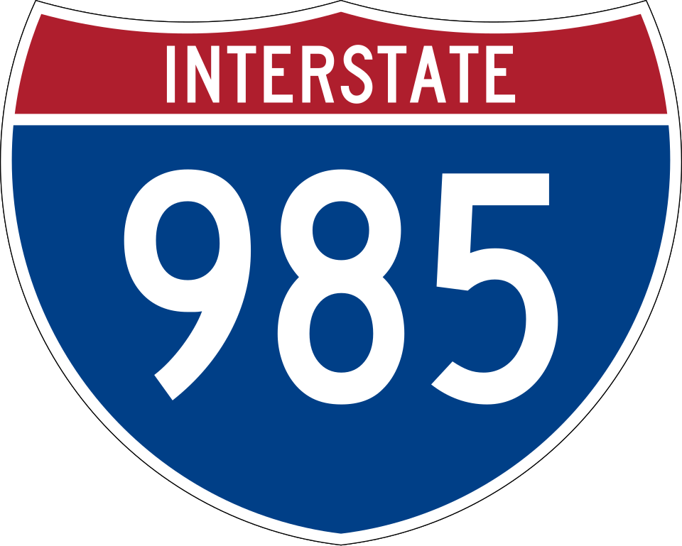 Interstate 985 shield