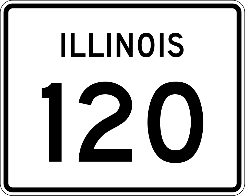 Illinois Route 120 (Belvidere Road) shield