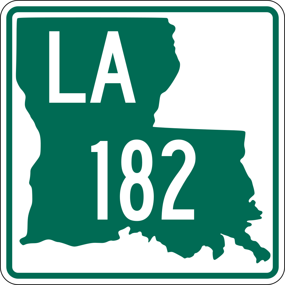LA Highway 182 shield