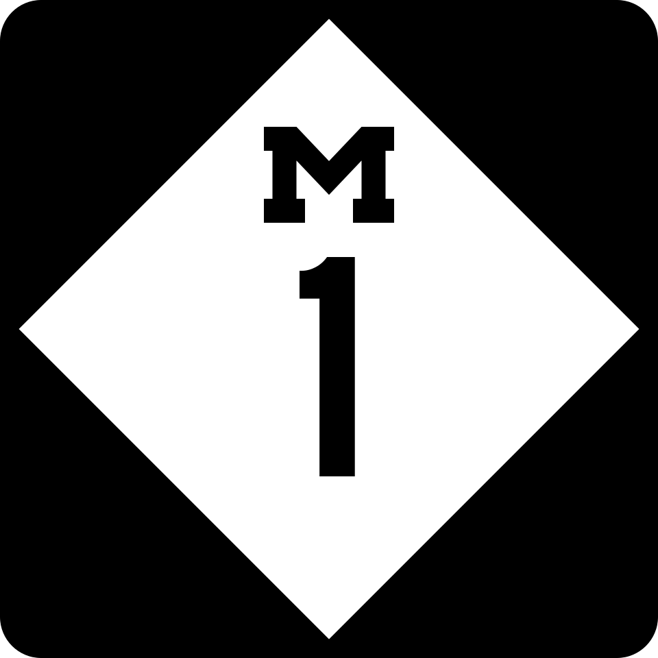 M-1 (Woodward Avenue link) shield