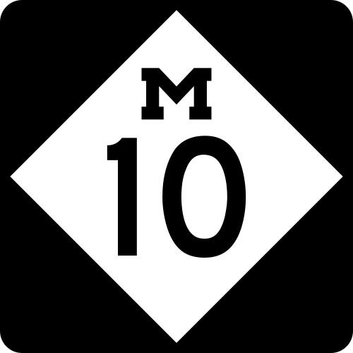 M-10 / Lodge Freeway shield
