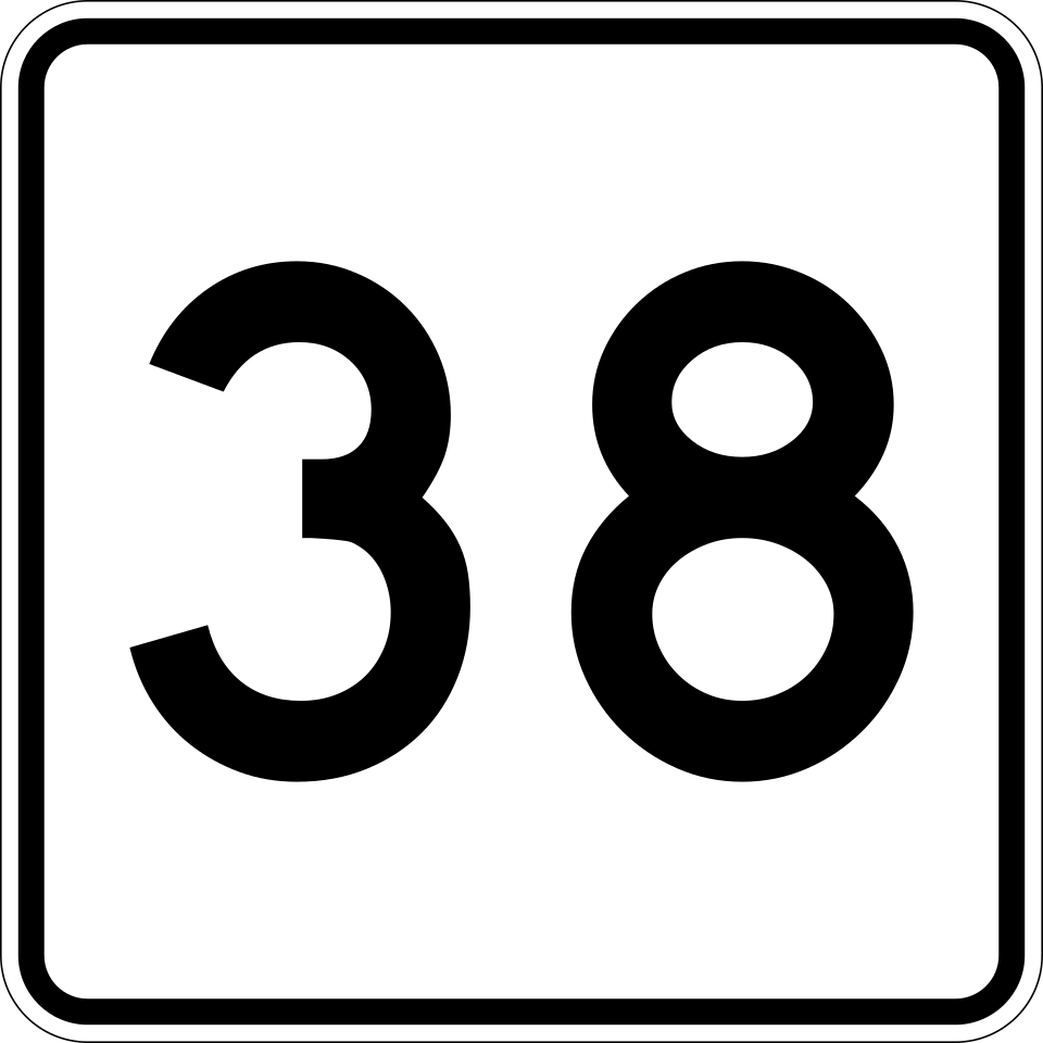 Route 38 (Mystic Avenue) shield