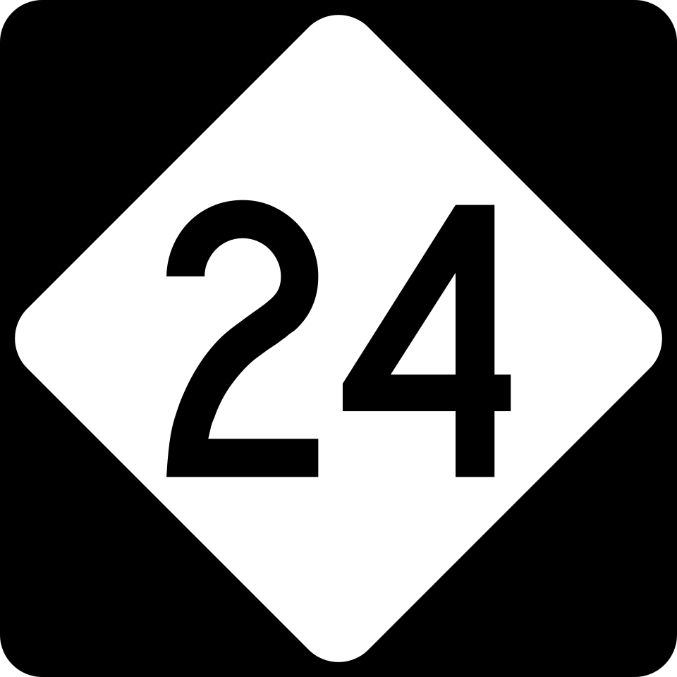 North Carolina Route 24 shield