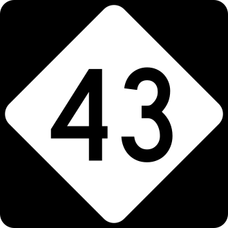 North Carolina Highway 43 shield