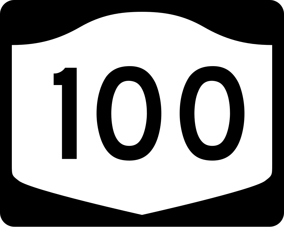 NY Route 100 (Central Park Ave) shield