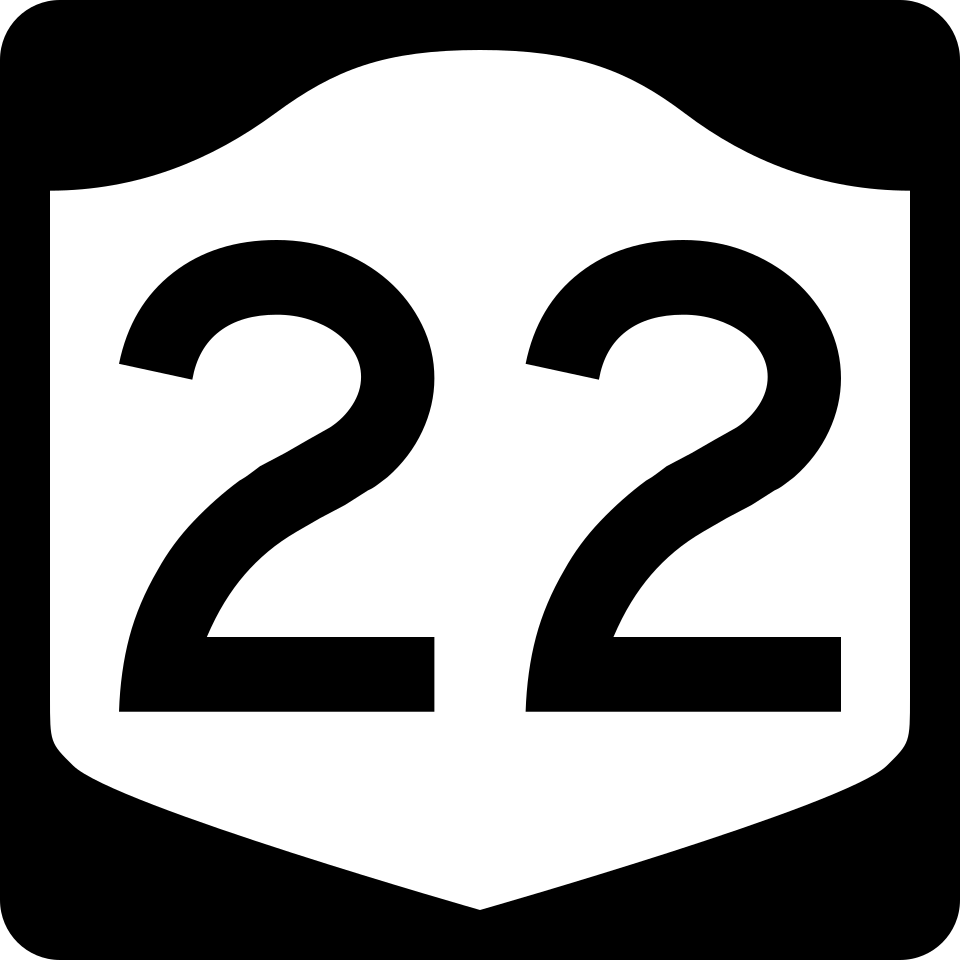 New York Route 22 shield