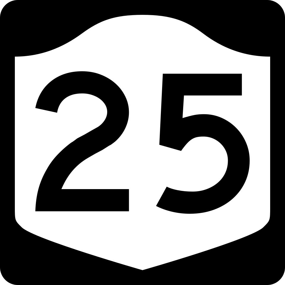 Grand Central Parkway (NY 25) shield