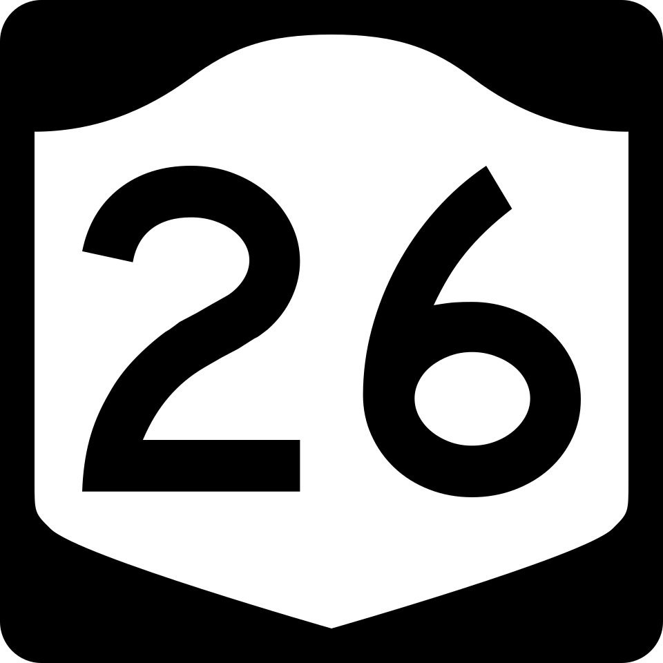 New York Route 26 shield
