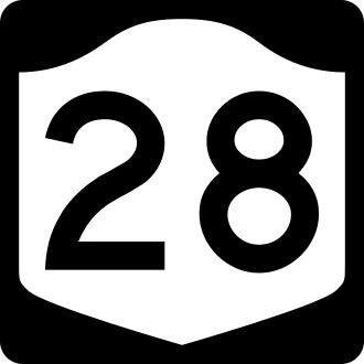 New York Route 28 shield