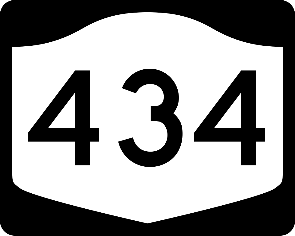 New York Route 434 shield