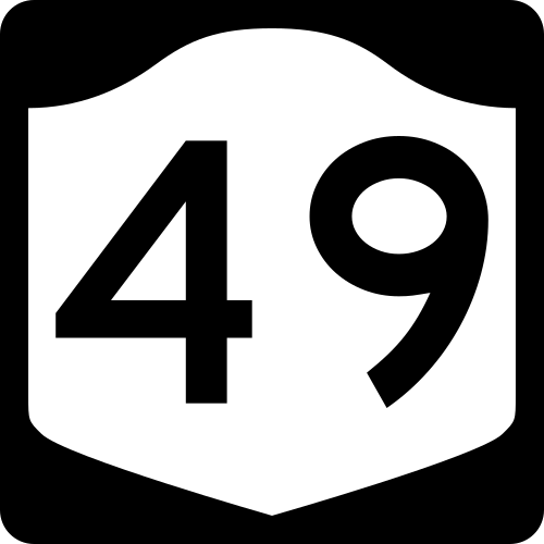 New York State Route 49 shield