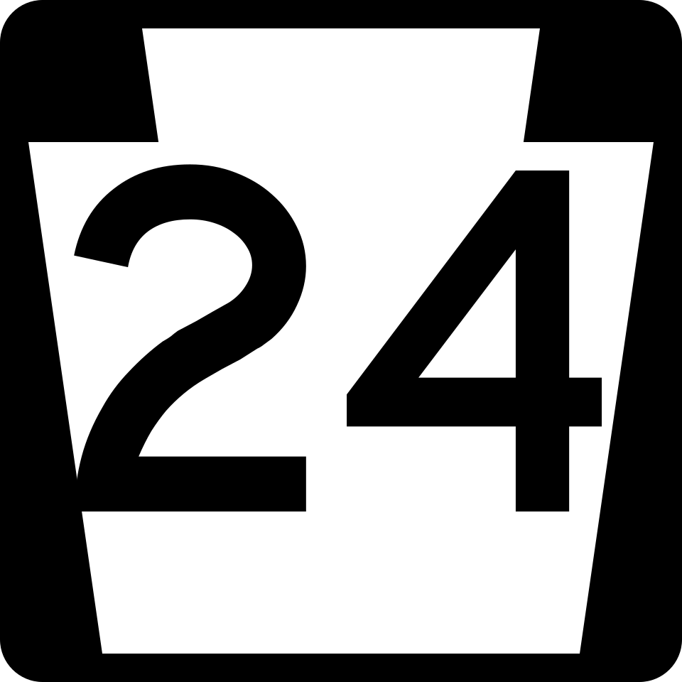 Pennsylvania Route 24 shield
