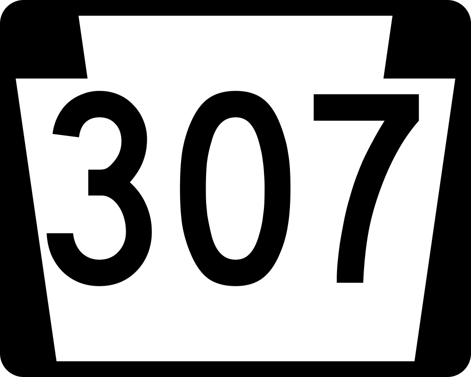 PA Route 307 (Moosic St) shield