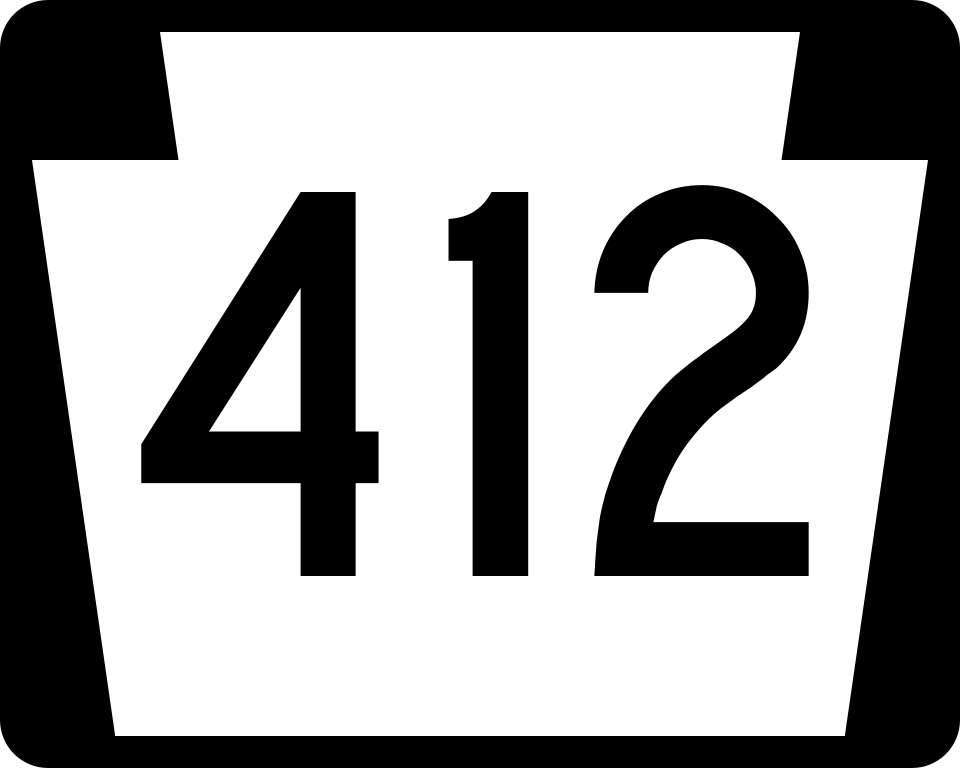 Pennsylvania Route 412 shield