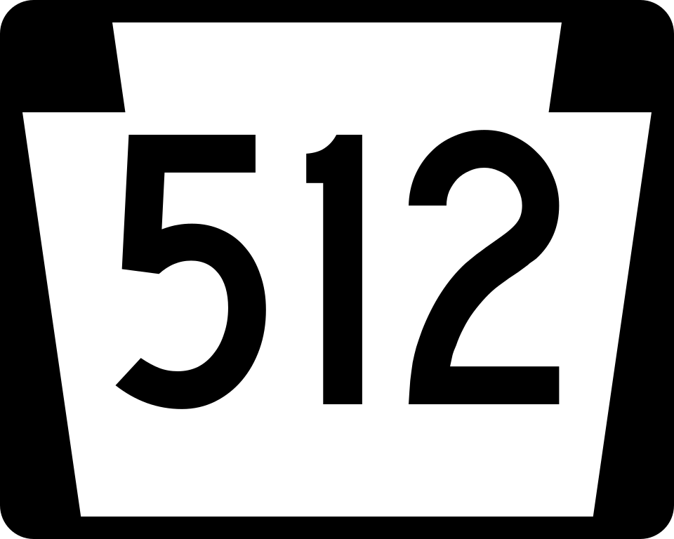 Pennsylvania Route 512 shield