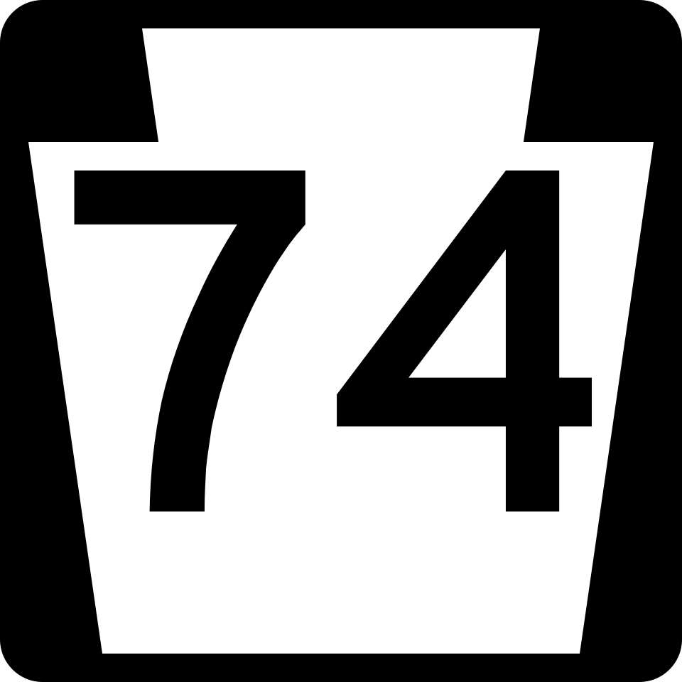 Pennsylvania Route 74 shield