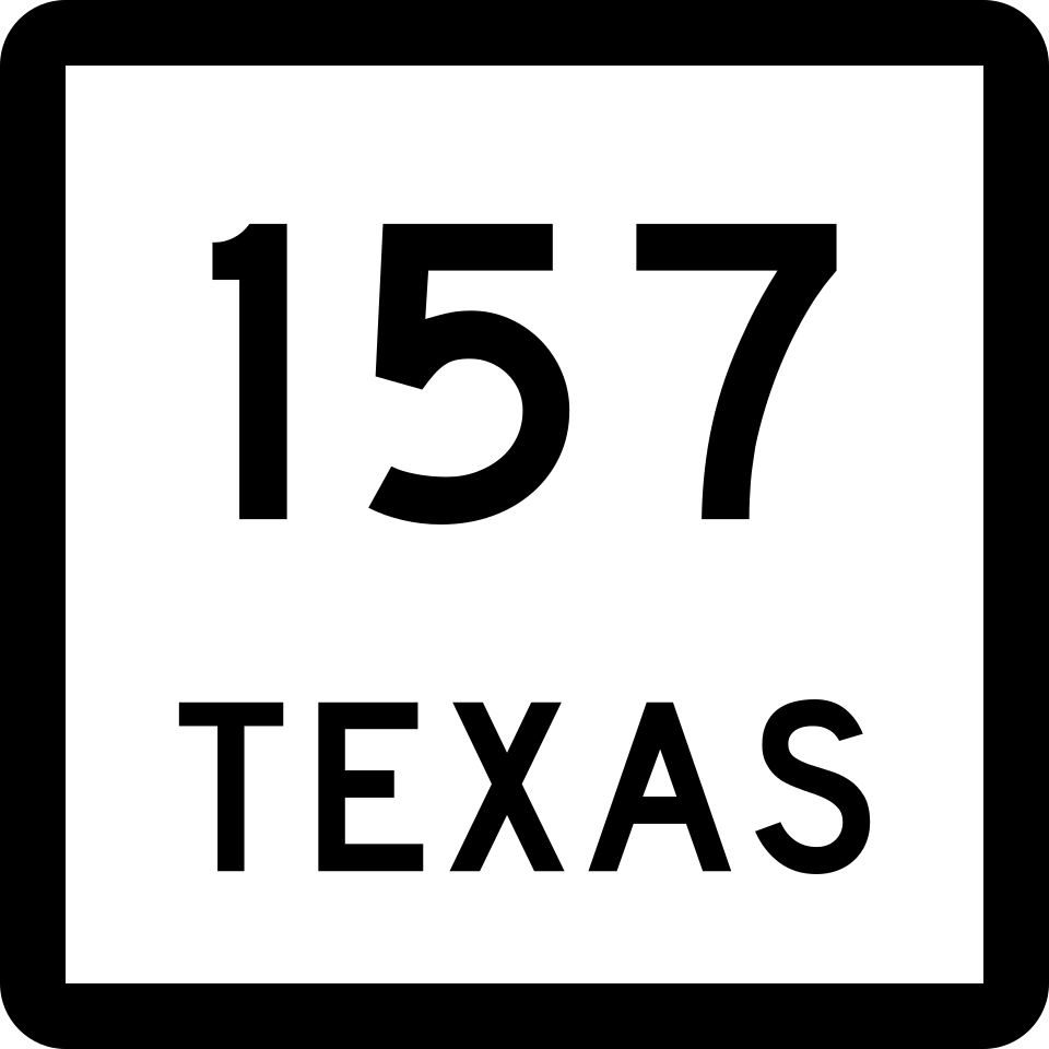 State Highway 157 / Matlock Road shield