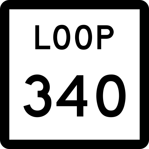 Texas Loop 340 shield