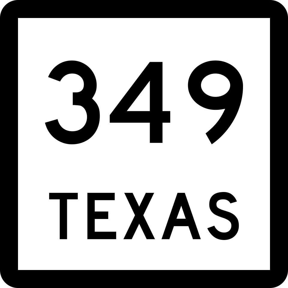 TX Highway 349 shield